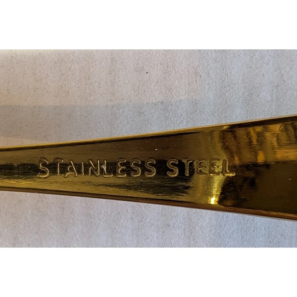 39 Gold Color Spoons 5.5